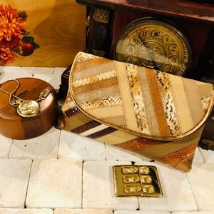 Snake Skin Clutch Purse